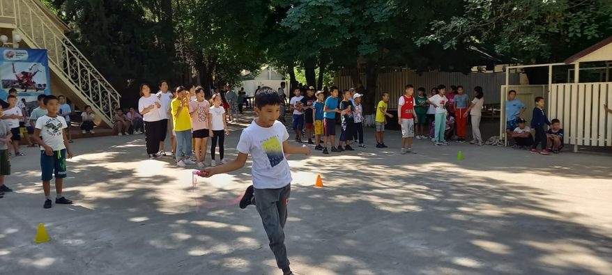 Балалар арасында аудандық спартакиада өткізілді