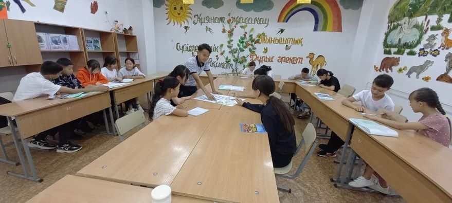 Оқушылар Ақсу-Жабағылы қорығының музейіне саяхат жасады