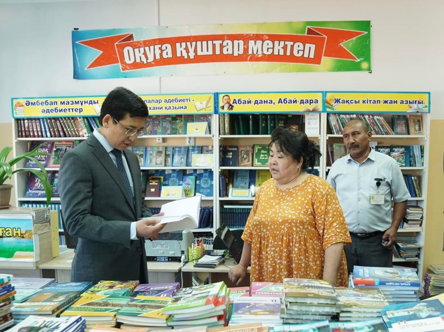 «Оқуға құштар мектеп» жобасы сәтті жалғасын табуда