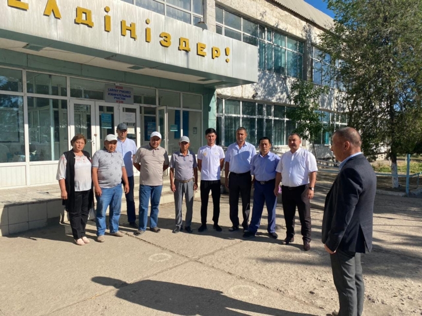 ТҮРКІСТАН-ЖЕТІСАЙ: ЖЕТІСАЙ ҚАЛАСЫНЫҢ ТҰРҒЫНДАРЫН РЕФЕРЕНДУМДЫ ҚОЛДАУҒА ШАҚЫРДЫ.